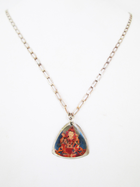 Thai Budda Sterling Silver Necklace